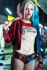 Harley Quinn Suicide Squad red jacket