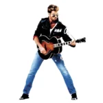 George Michael black BSA leather jacket